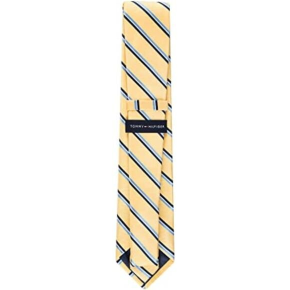 Men Stripe Pattern Silk Tie Classic Neck Tie Formal Business Wedding Work - Picture 3 of 5